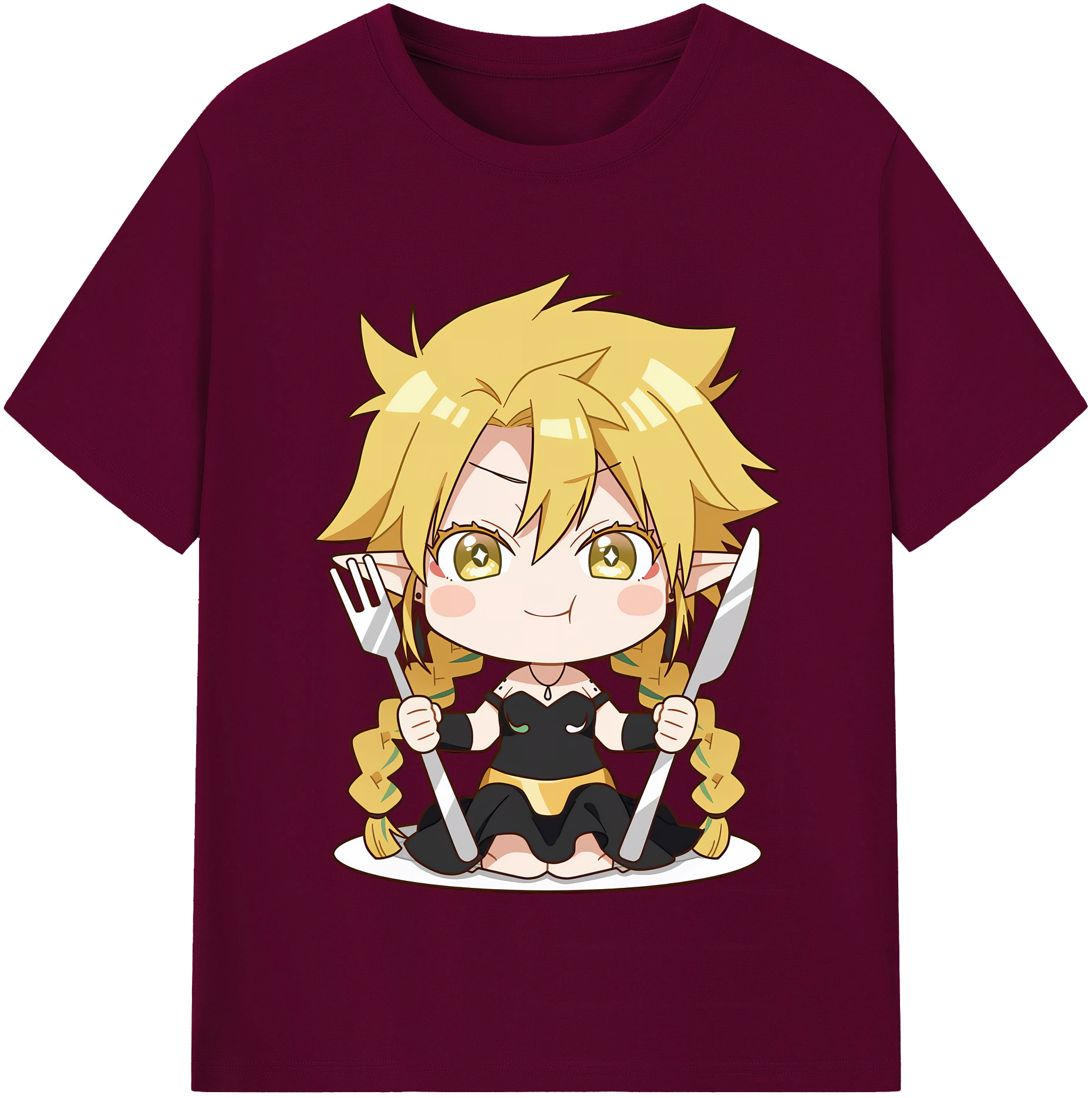 （画像用） 転スラ Regarding Reincarnated to Slime レディースカジュアルプリントTシャツ（綿100％）